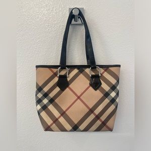 Authentic Burberry tote shoulder bag